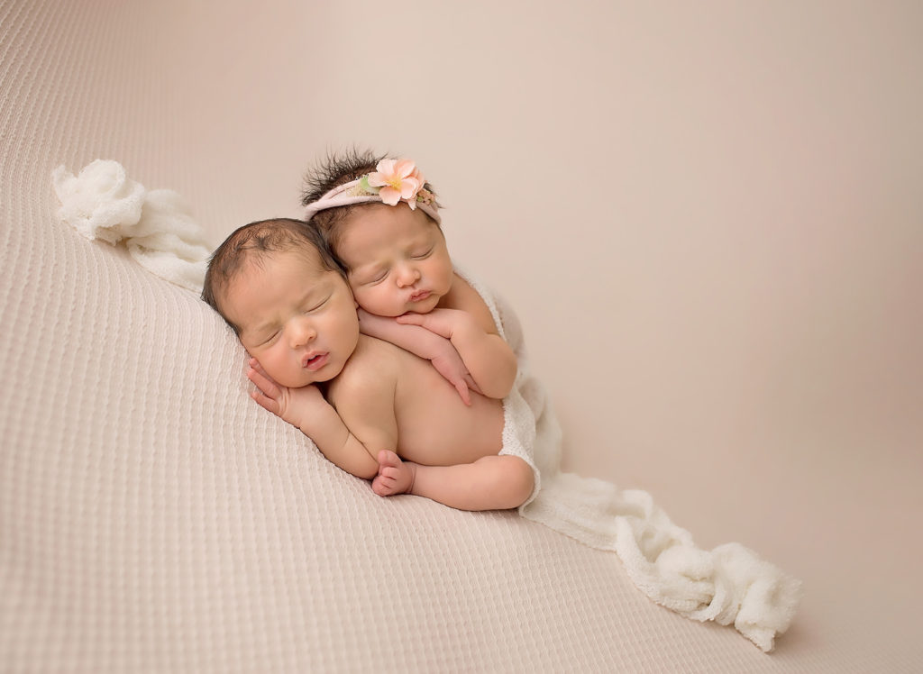 Twin Newborn Session Houston Texas