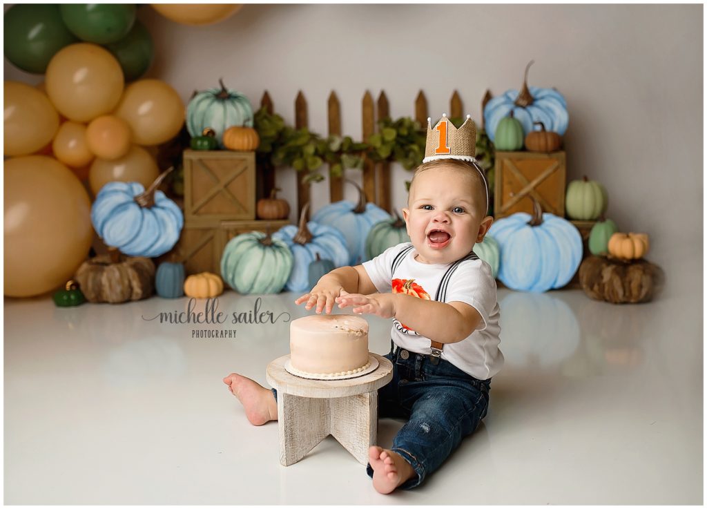 The Woodlands Texas Cake Smash Photographer.