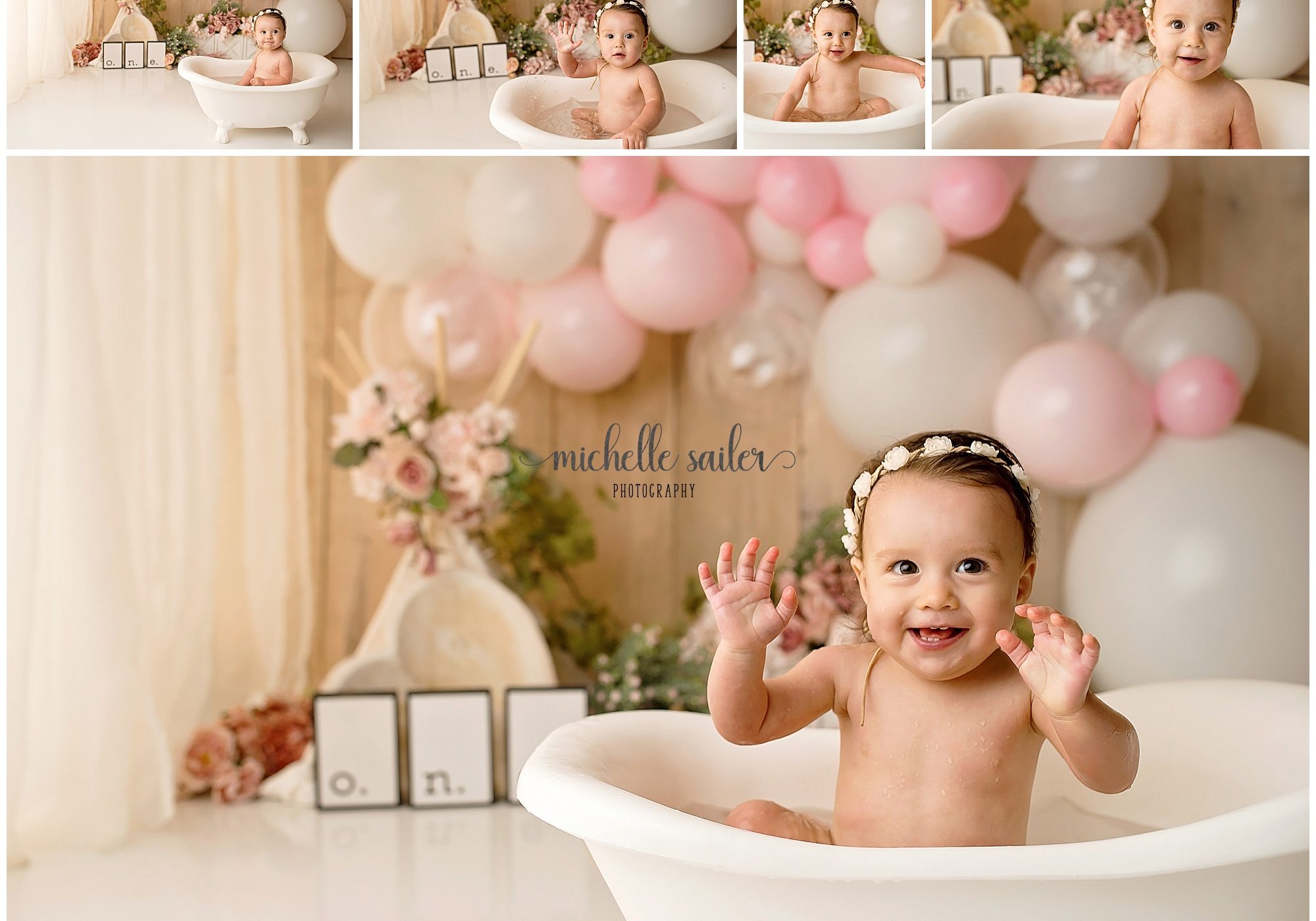 Houston Cake Smash Photography by Michelle Sailer Photography.