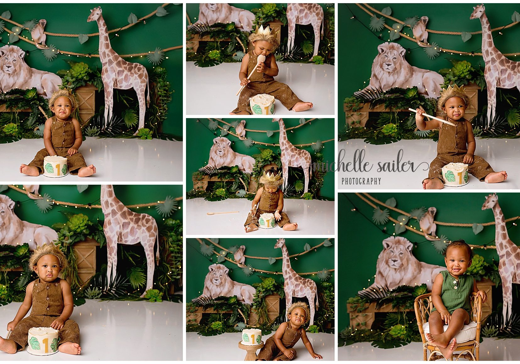 Houston Cake Smash Photography by Michelle Sailer Photography.